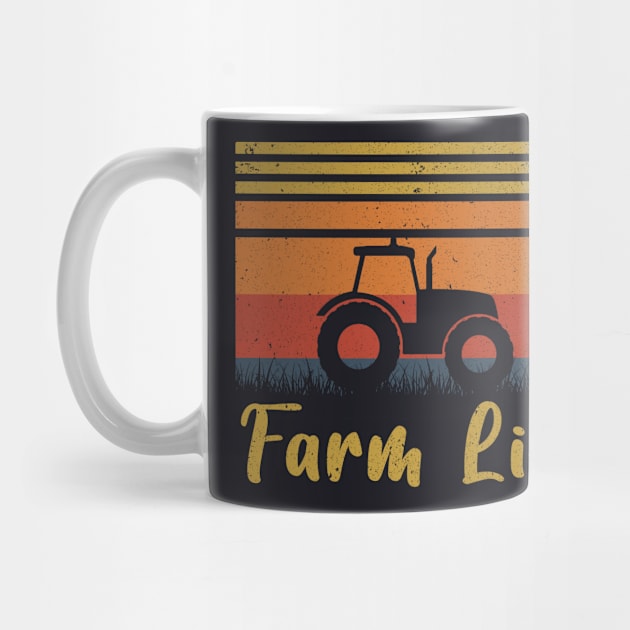 Farm Life Farming Tractor Farmer Gift by alyseashlee37806